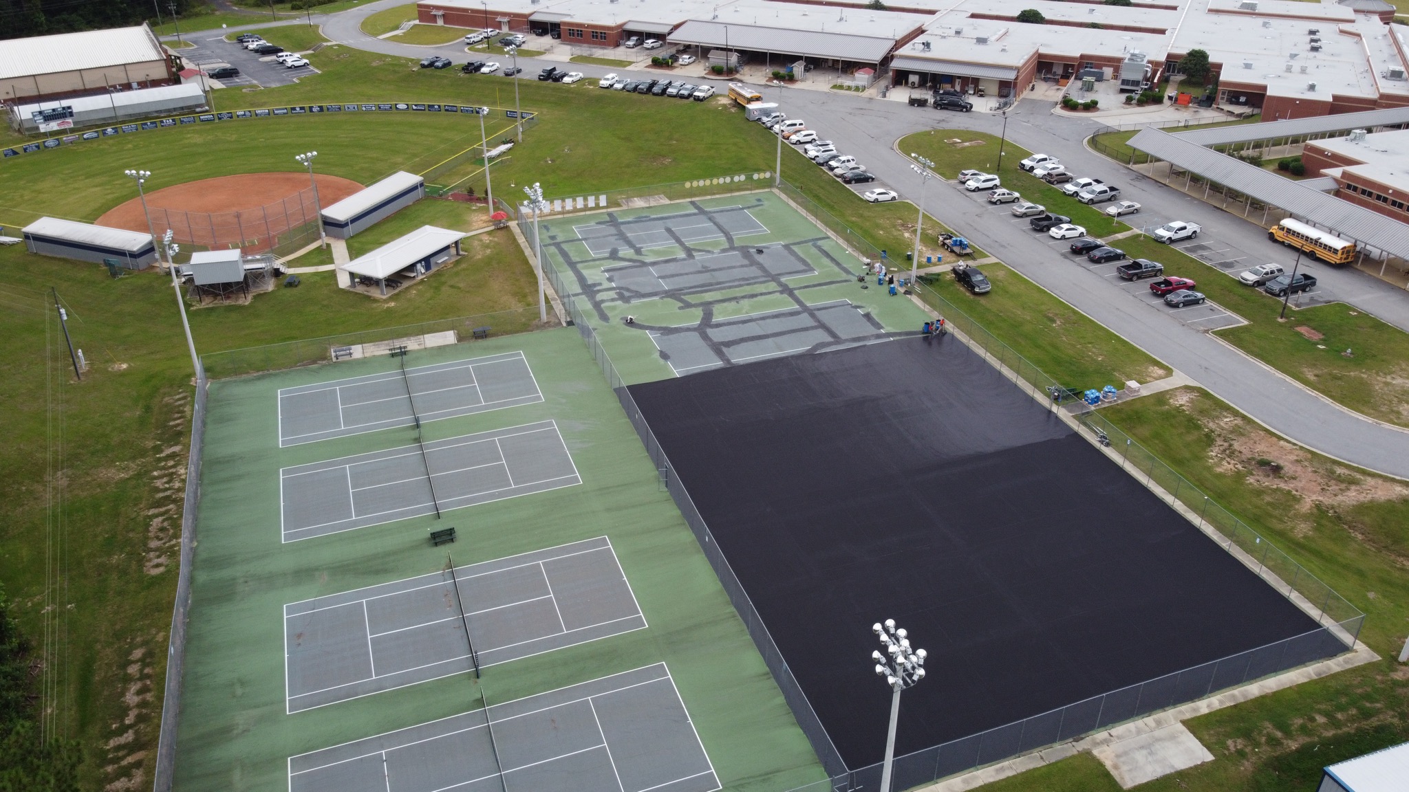Tennis Court Resurfacing Repair in Georgia South Carolina